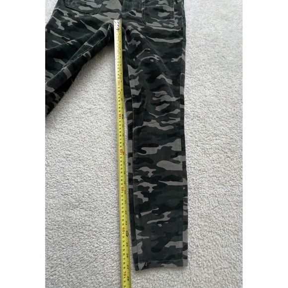 Pilcro Anthropologie Corduroy Camouflage High Rise Skinny Pants 28 - Picture 9 of 10